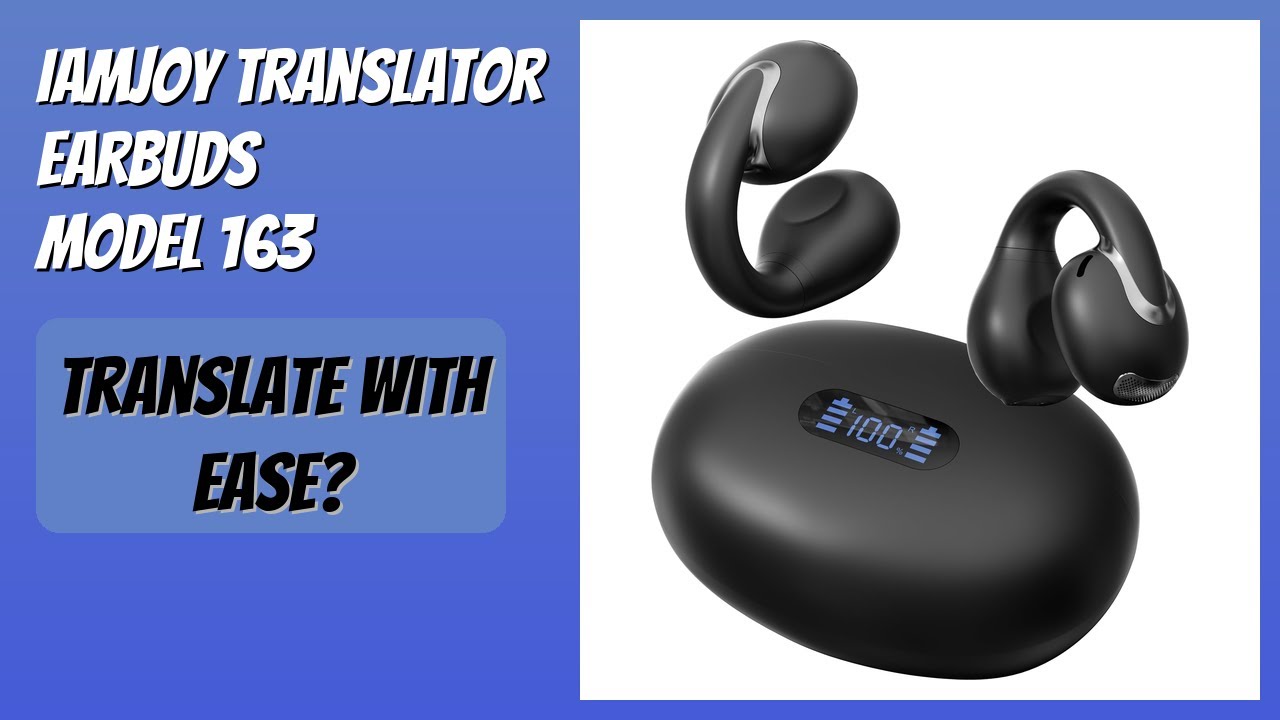 REVIEW (2026): IAMJOY Translator Earbuds Model 163. Features