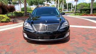 2014 Hyundai Equus Ultimate 46k Black/Black DRIVELUX