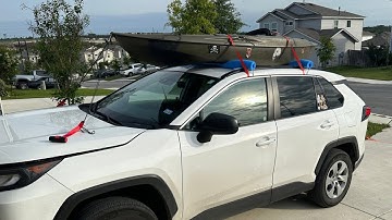 How to Tie Down Your Kayak Without a Roof Rack \\ 2021 Toyota Rav 4
