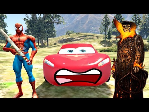 Süper Araba Şimşek ve Örümcek Tehlikeli Kovboy Hayaletin Peşinde (GTA 5 Komik Anlar)