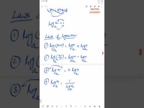 CLASS XI/LOGARITHMS/LECTURE-1/LAWS OF LOGARITHM AND THEIR PROOF - CLASS XI/LOGARITHMS/LECTURE-1/LAWS OF LOGARITHM AND THEIR PROOF