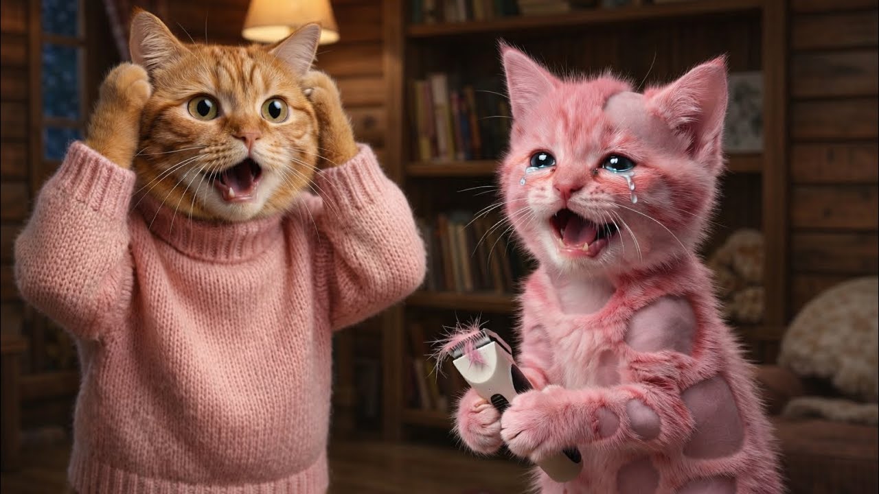 Pinky Shaved Her Fur by Accident… The Ending Will Make You Cry 😭