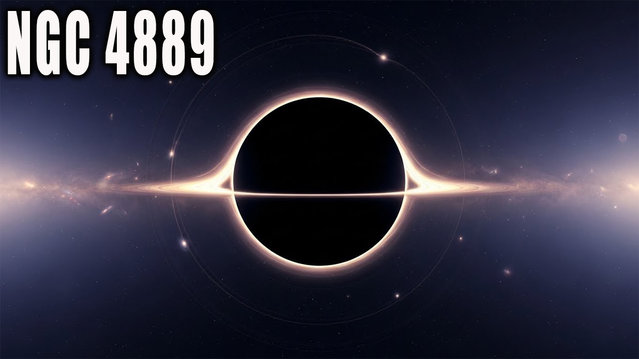 NGC 4889: Dark Heart of the Coma Cluster | Calm Black Hole Sleep Story