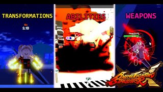 [Codes] Showcasing Every New Abilities/Powers In Anime Fighting Simulator X