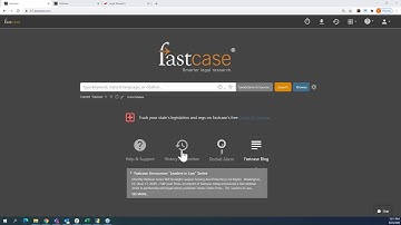 Intro to Legal Research on Fastcase 7 for DC Bar