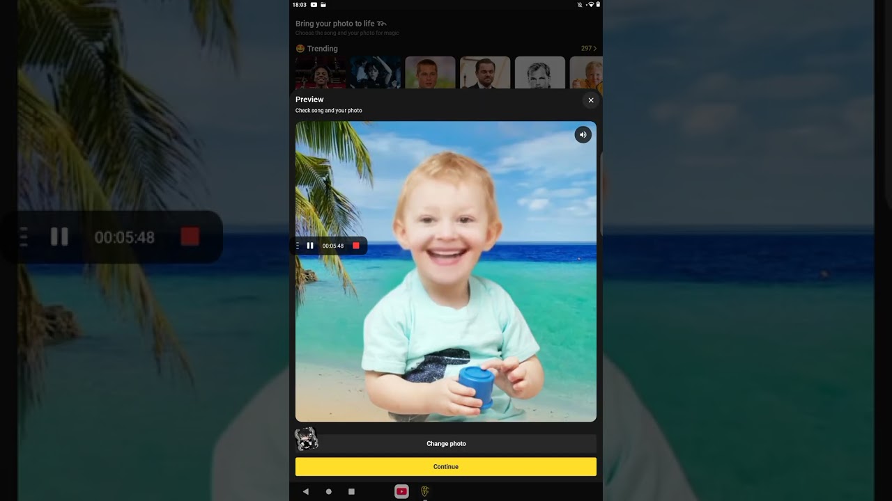 Vi spiego come si usa l'app avatarify:).