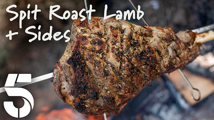 Spit Roast Lamb with Sides! | A Taste of the Count...