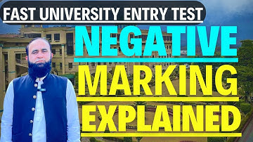 FAST University Negative Marking Explained with Example | Negative Marking Policy of FAST University