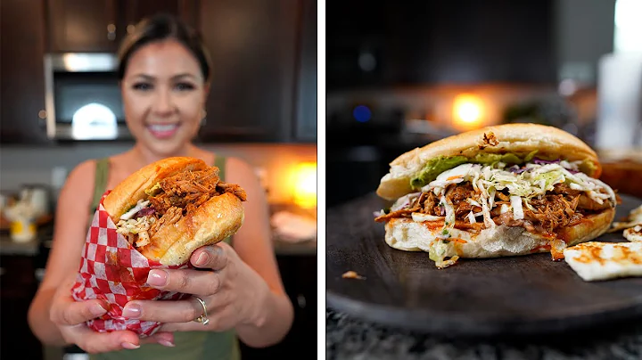 HOW TO MAKE THE BEST MEXICAN PULLED PORK TORTA | MEXICAN SANDWICH