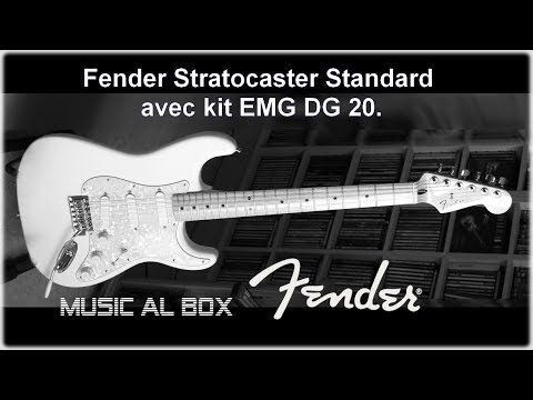 Custom Stratocaster with EMG DG20 Reload