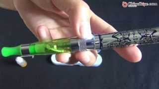 Ce4S-Kt Electronic Cigarette With Colorful Ce4S Atomizercarving Patterned Battery