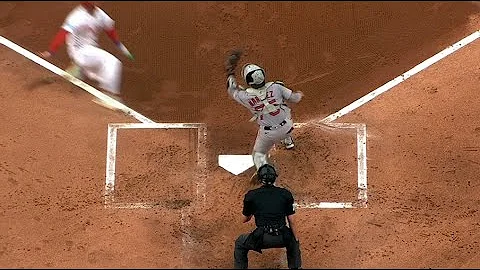 Catcher Interference and Balk on Harper Steal of Home