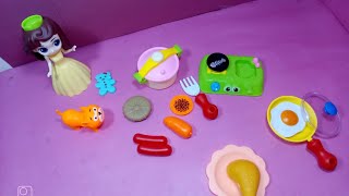 5 minutes satisfying with unboxing cute doll kitchen set #toy #kidstoys #asmar