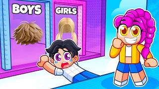 ROBLOX Would You Rather BOY VS GIRL TEAMWORK TOWER *OBBY*