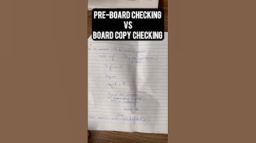 Pre-Board Exam Copy Checking Vs Board Exam Copy Checking #shorts #exam #exams #cbsecopychecking