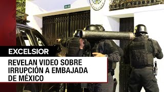 López Obrador revela video sobre irrupción a embajada de México en Ecuador