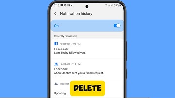 How to Delete Notification History in Settings