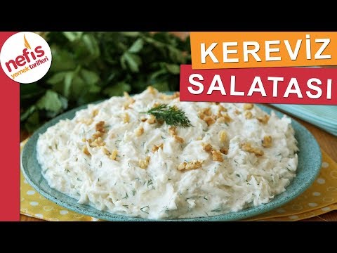 Bir de böyle deneyin! KEREVİZ SALATASI - Nefis Yemek Tarifleri