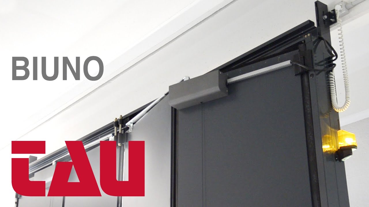 BIUNO Automations for articulated doors YouTube