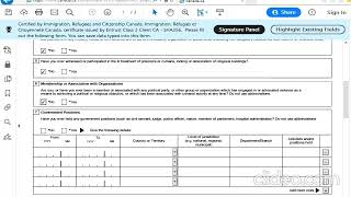 Imm 5257 Schedule 1 - Application For Temporary Residence Step By Step How To Fill The Form In Hindi