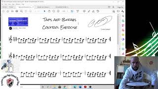 Taps and Buzzes Control Exercise - Snare Drumming Exercises