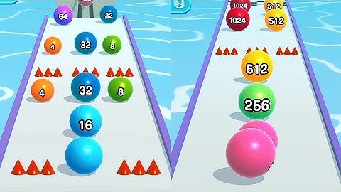 Ball Run 2048 🎱😷 - All Levels Gameplays  Android, iOS part 42