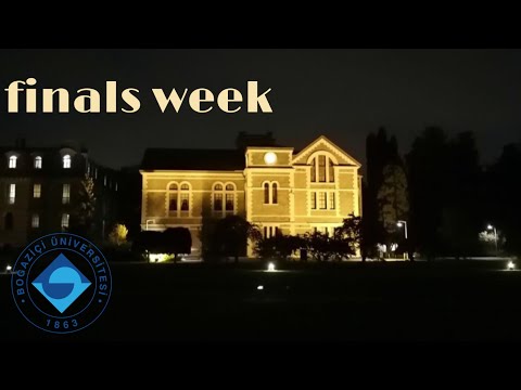 finals week at Boğaziçi University | BOUN’da final haftası