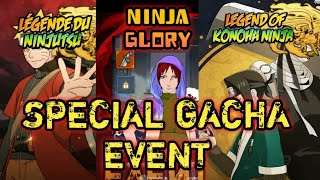 SPECIAL GACHA EVENT LEGEND OF KONOHA NINJA | LEGENDE DU NINJUTSU | NINJA GLORY screenshot 5