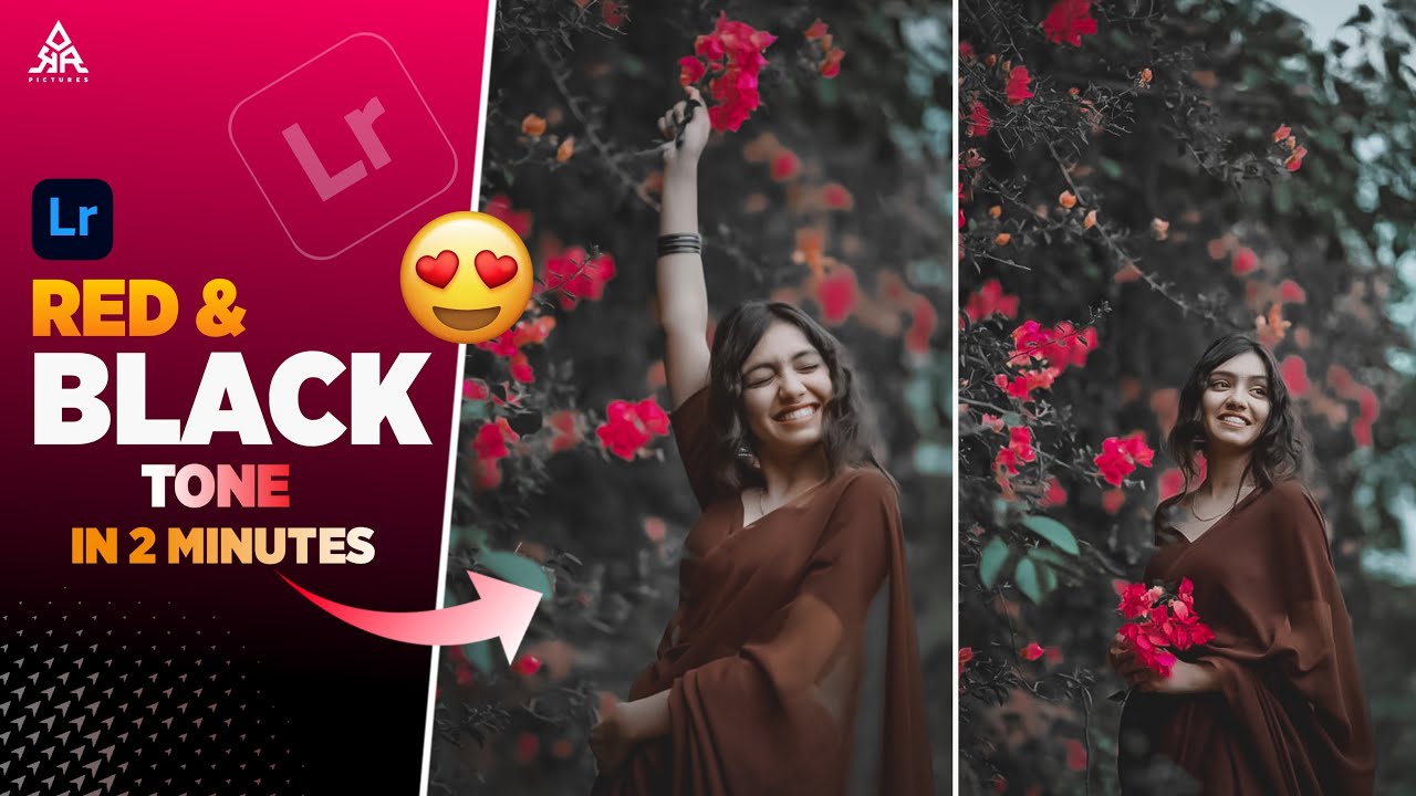 Red & Black Tone  Lightroom Photo Editing - KR Pictures