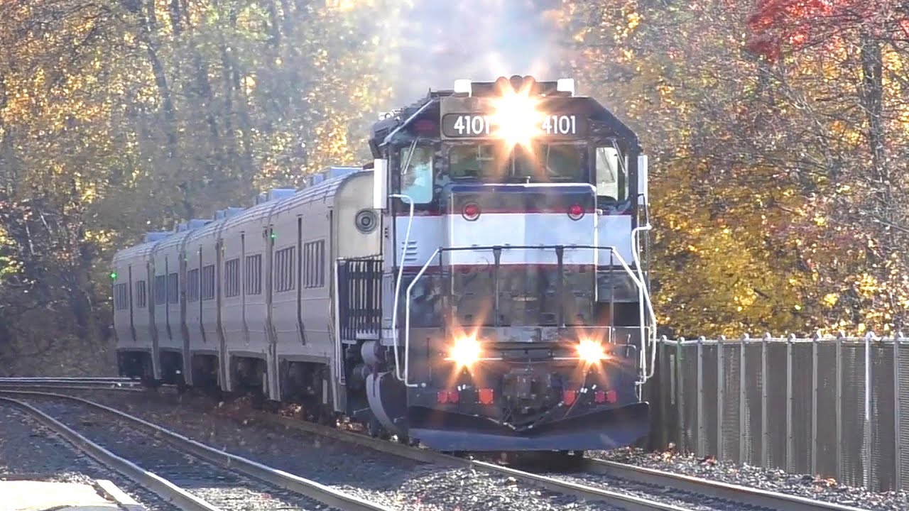 NJDOT Heritage Unit And More NJ Transit Trains On The Main Bergen njdot-heritage-unit-and-more-nj-transit-trains-on-the-main-bergen