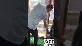 Eczane Korono Virüs Kapı Koruma Paneli Pleksi