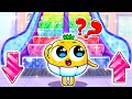 Escalator Safety Song in Minecraft | Safety Tips Kids Songs by Yum Yum