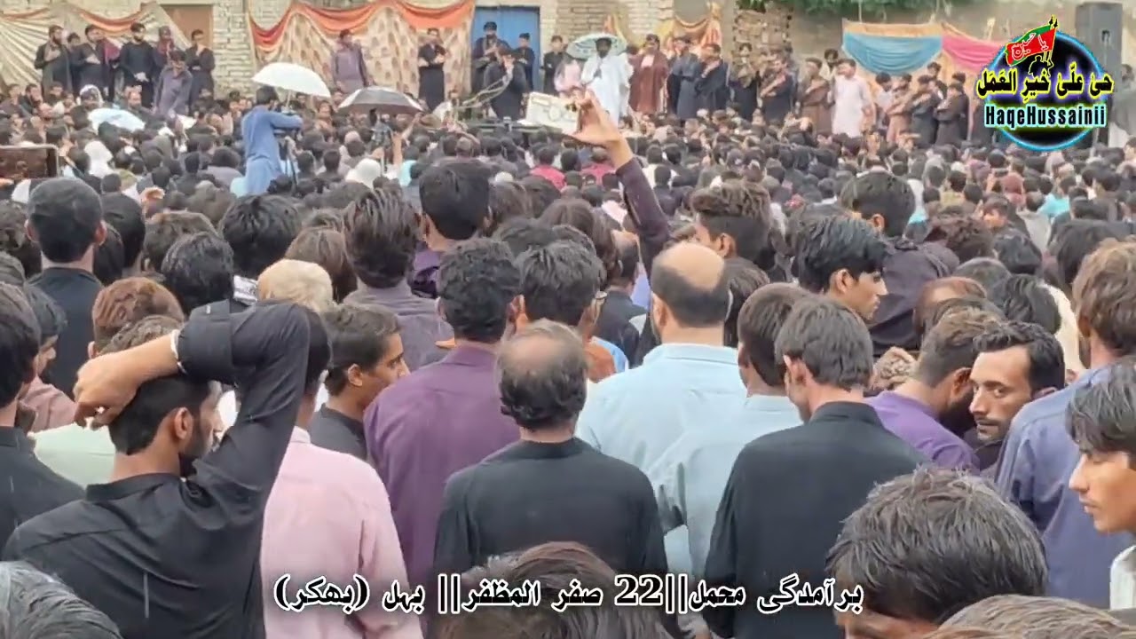 Baramdagi mahmal 22 safar 2024 behal || Zakir Syed Tasawar Abbas shah behal 