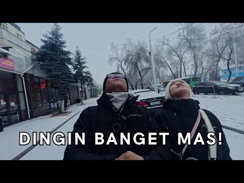 Pertama Kali Liat Ujan Salju (Kazakstan )