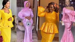 Tendance 2022 Modèles Grand Boubou , Modèles De Robes En Bazin , Meilleurs Sangsé Senegalaise