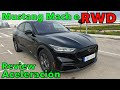 Ford Mustang Mach e RWD 294CV  ¡LLEGÓ LA BESTIA CON PROPULSIÓN TRASERA! Review Aceleración MOTORK