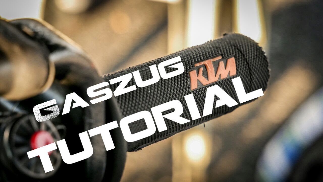 🔧 Gaszug tauschen 🔧 EXC 500 tutorial 🔧 Gasbowdenzug 🔧 