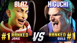 Sf6 Blaz Ranked Jamie Vs Higuchi Ranked Guile High Level Gameplay