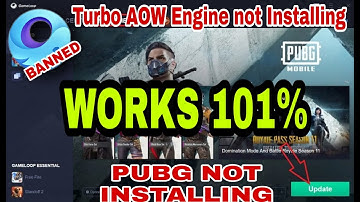 HOW TO INSTALL EMULATOR  | GAMELOOP NOT INSTALLING TURBO AOW ENGINE | NEW UPDATE | HITCRUZ GAMING