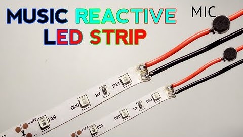 म्यूजीक लाईटींन्ग बनाये music reactive using mic condenser | music reactive sound detector