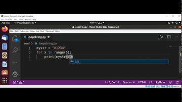Python Iterating Over a String