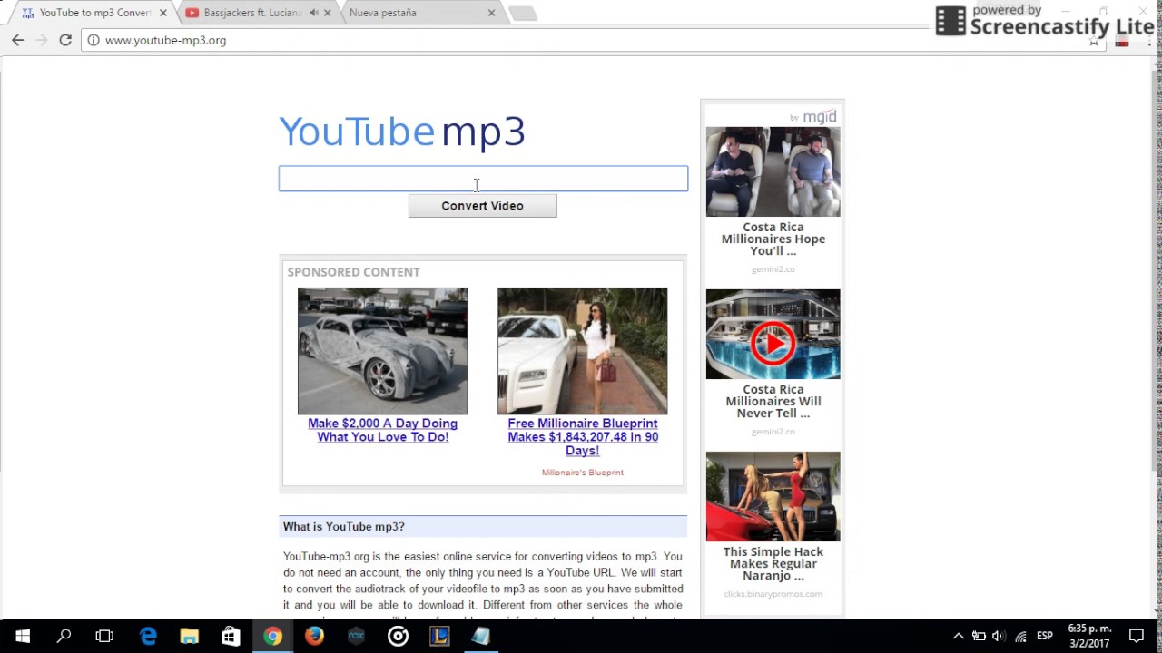 Como descargar musica en tu ordenador YouTube