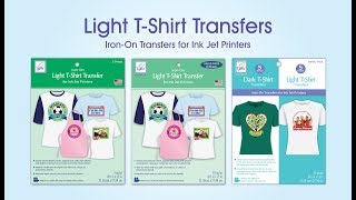 Light T-Shirt Transfers for Ink Jet Printers