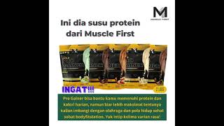 Muscle First Gold Pro Gainer 2 Lbs - lb bpom bubuk bulk bulking fitness gain gym halal M1 mass musclefirst Protein suplemen susu