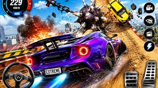 99% Will FAIL This Impossible Mega Ramp||😱🏎️ (Crazy Car Stunts)