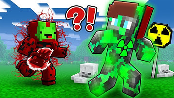 RADIOACTIVE Speedrunner vs CARNAGE Hunter : JJ vs Mikey in Minecraft Maizen!
