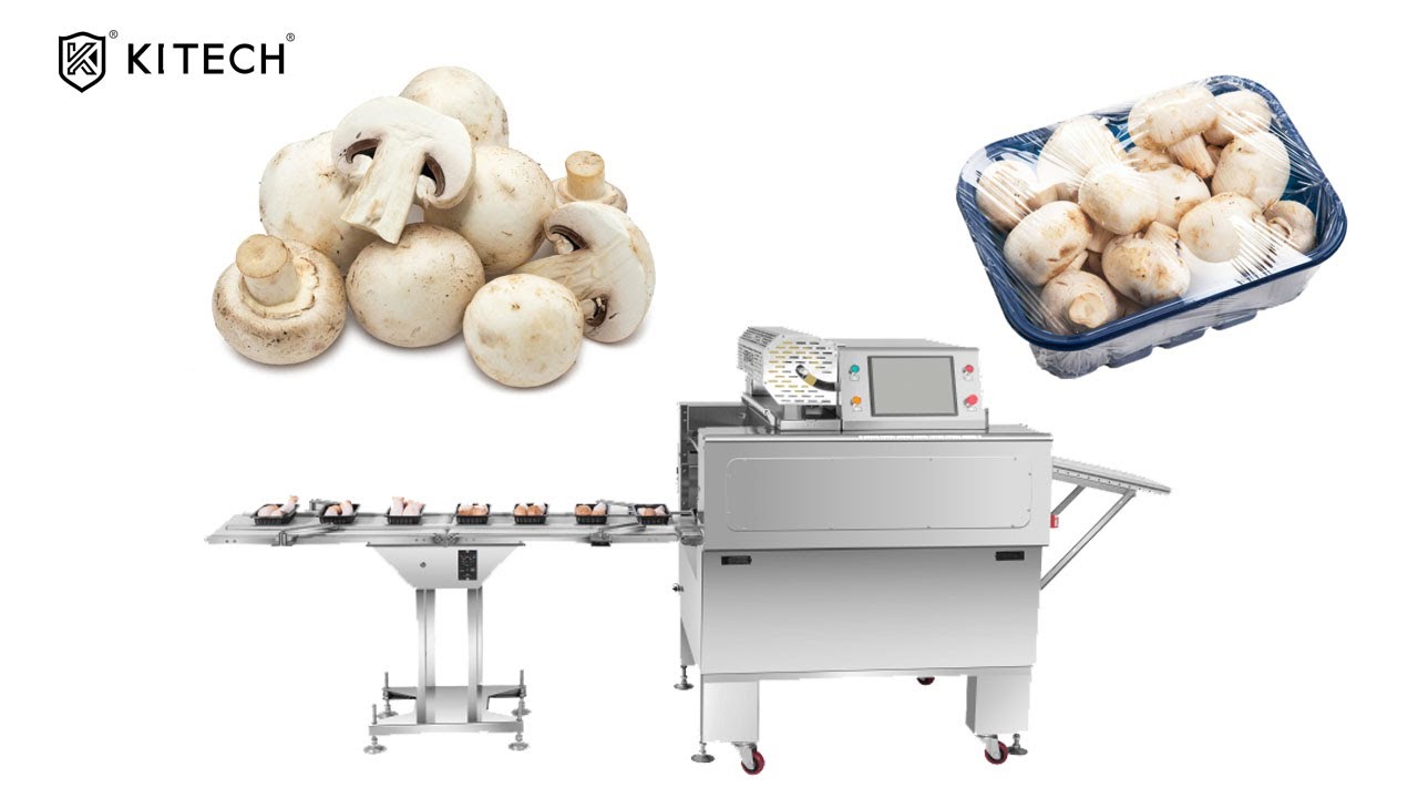 Automatic Cling Film Mushroom Packing Machine