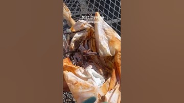 How To Dye With Rust   #diy #diycrafts #craft #crafts #artsandcrafts