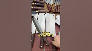 Bộ dao bếp thép trắng 440c của Nhật cao cấp không lo han rỉ