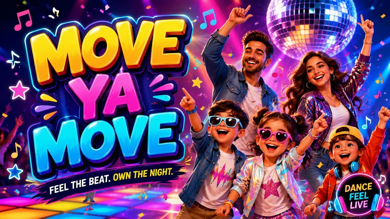 MeeBayDisney Family Dance Party他 MOVE YA MOVE 💃🕺 | The Ultimate Family Dance Party Song | Fun for